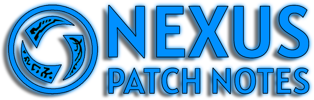 Nexus Patch Notes